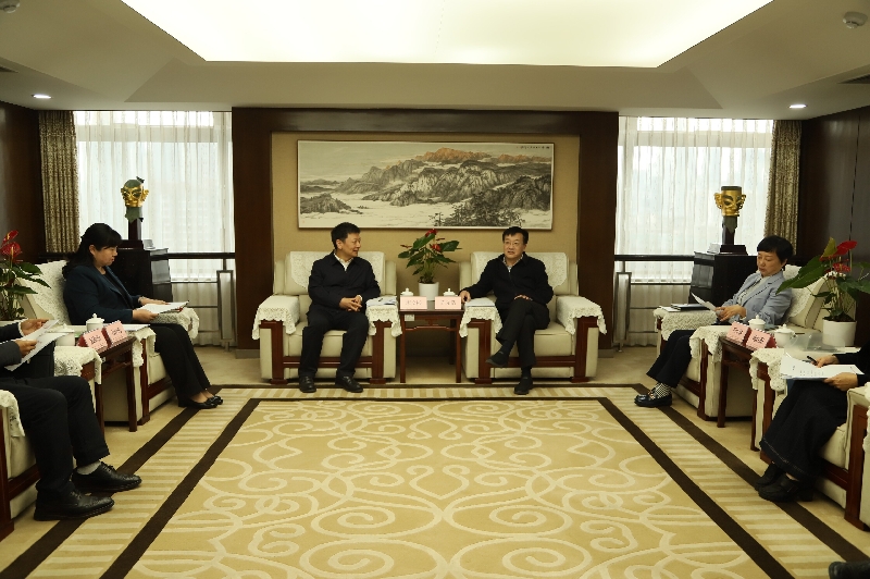 陈光浩会见雅安市委书记廖文彬、市长彭映梅一行