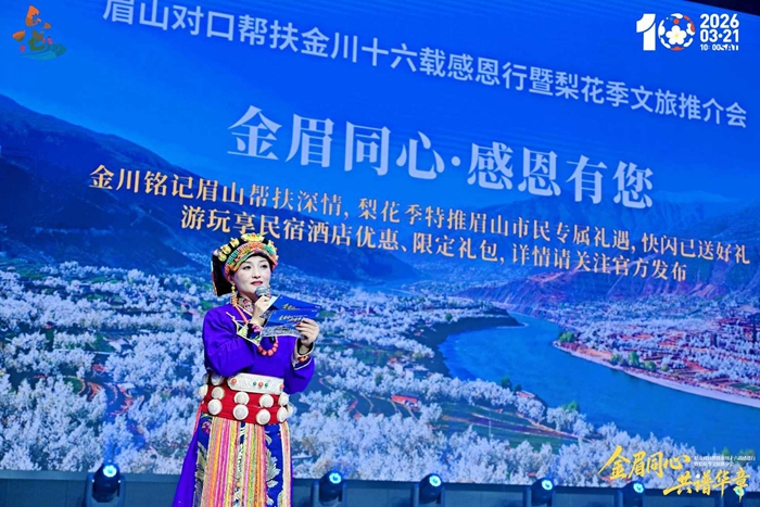 金川梨花进入盛花期，诚邀眉山市民共赏